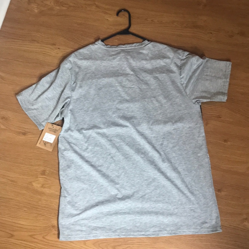 Gray Black & Silver Good Vibes Graphic Tee Size L - Picture 2 of 4